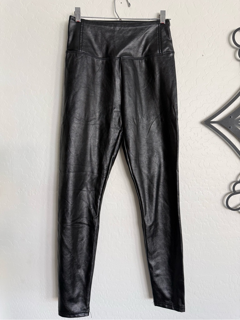 BP. Nordstrom Black Faux Leather High-Rise Leggings - Small